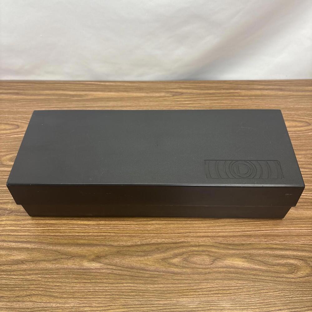 Vtg. Plastic Audio Cassette Holder Storage Case Holds 15 Tapes
